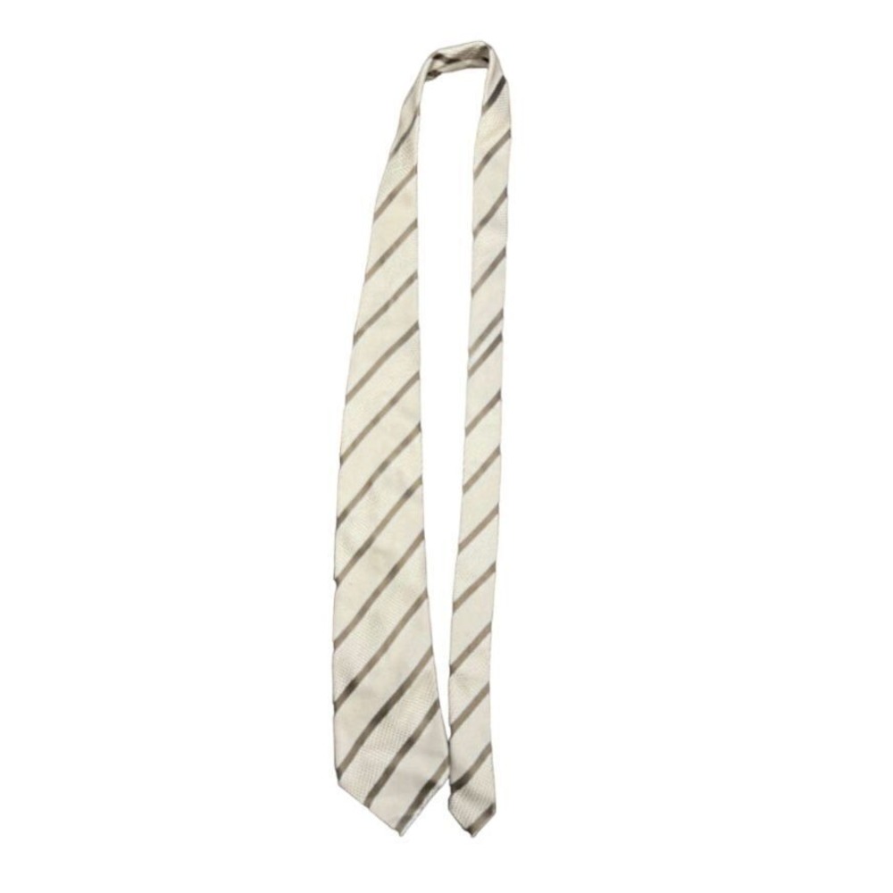 Escada‎ | 100% Silk Cream Colored neck tie